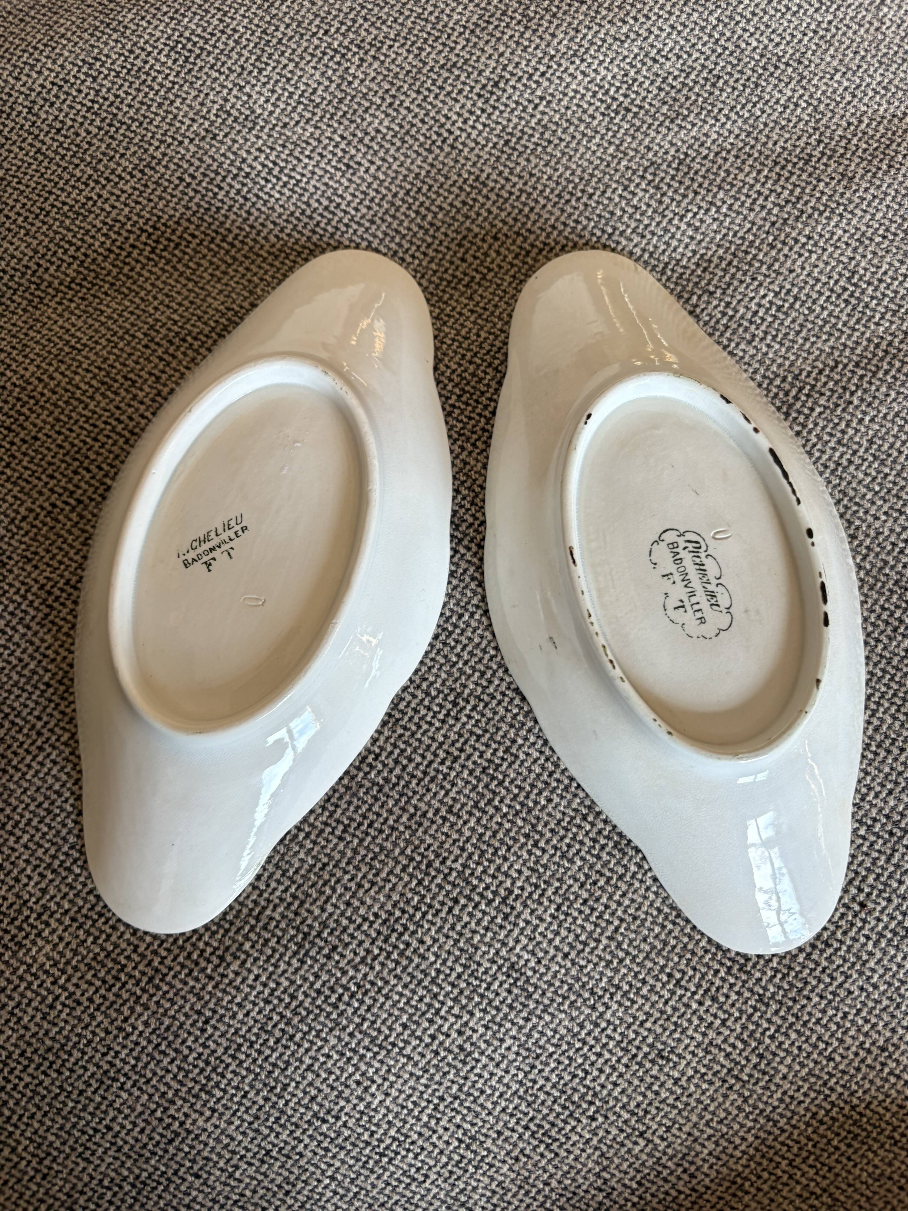 Set of 2 Badonviller dishes