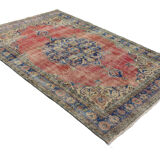 Anatolian handmade vintage rug 300 cm x 197 cm