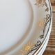 Eight Villeroy & Boch dessert plates with gold decor