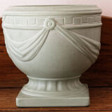 Art Deco ceramic pot cover