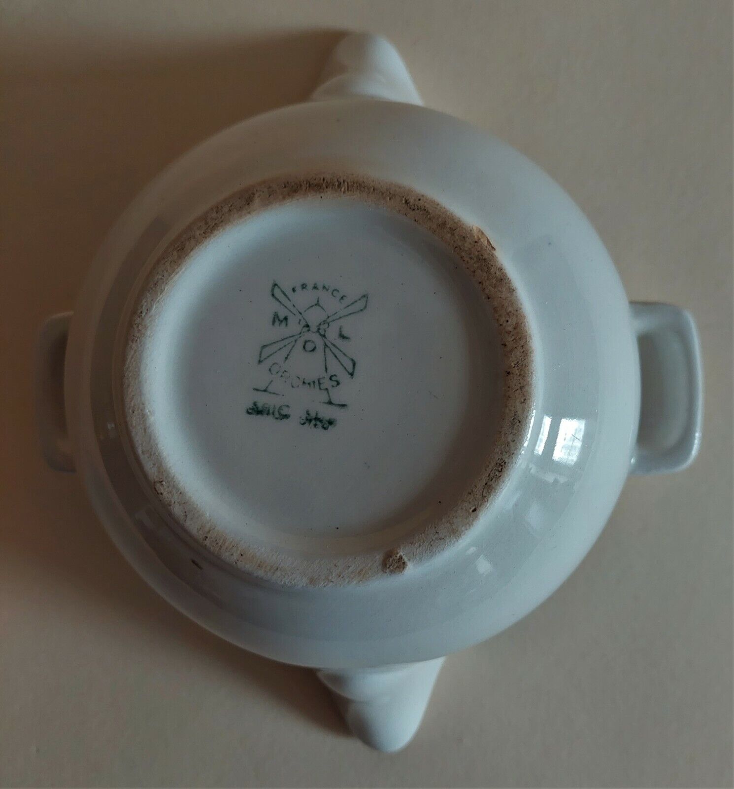 Gravy boat Moulin des Loups Orchies model Bric bleu 50s