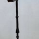 Floor-standing chandelier / antique candle holder, made of wrought iron.