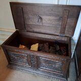 Vintage rustic old chest
