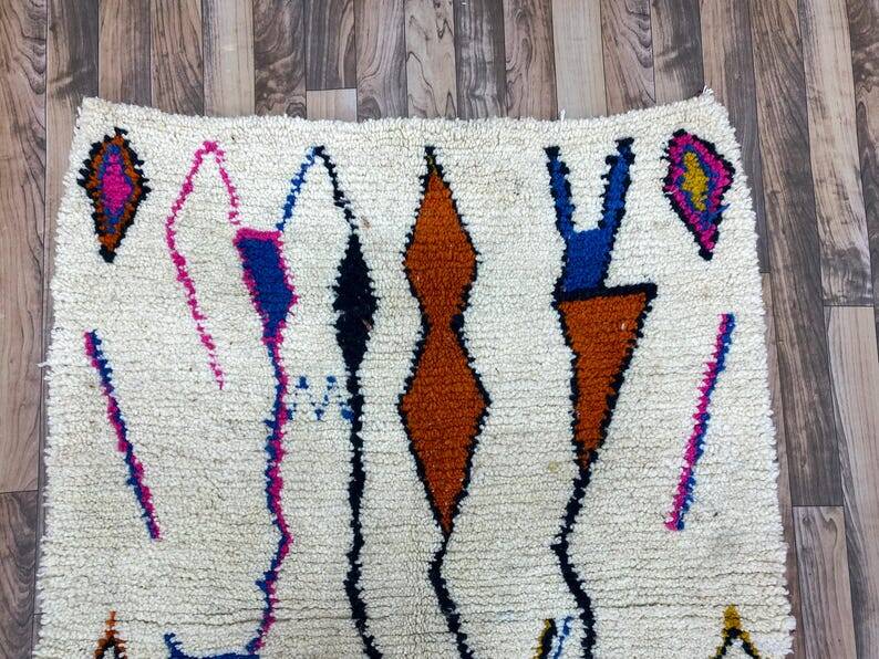 Colorful Moroccan wool rug 150/250cm