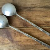 Silver-plated salad servers, Italy 1980