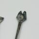 Set of 4 Souvenir Spoons Expo 58 Rare Pavilions