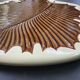 Verceram cheese board, leaf decoration