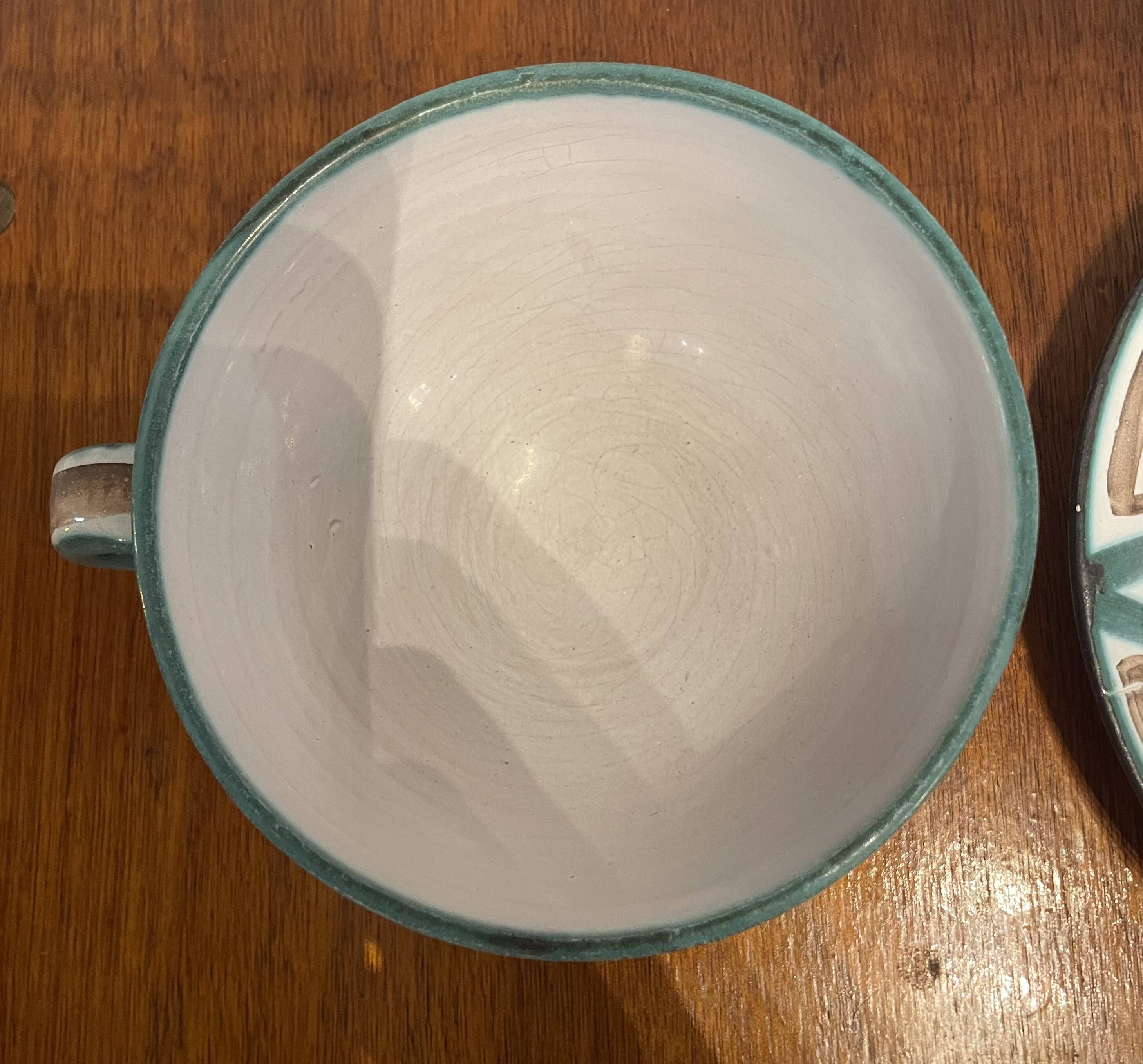 Tasse et sous-tasse Robert Picault