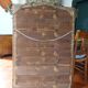 19th century gilded stuccoed wooden mirror 92x142cm