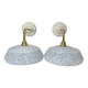 Pair of blue wall sconces