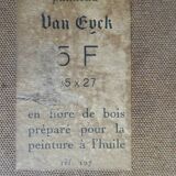 Table, oil on panel, the tip of the Raz, seaside, signed