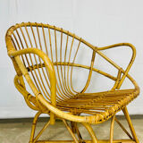 Rattan armchair