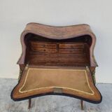 Louis XV style lady's desk in marquetry and bronze