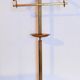 Retro night valet in brass and wood in Neoclassical style