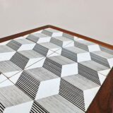 Vintage design danish tile side table coffee table