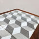 Vintage design danish tile side table coffee table