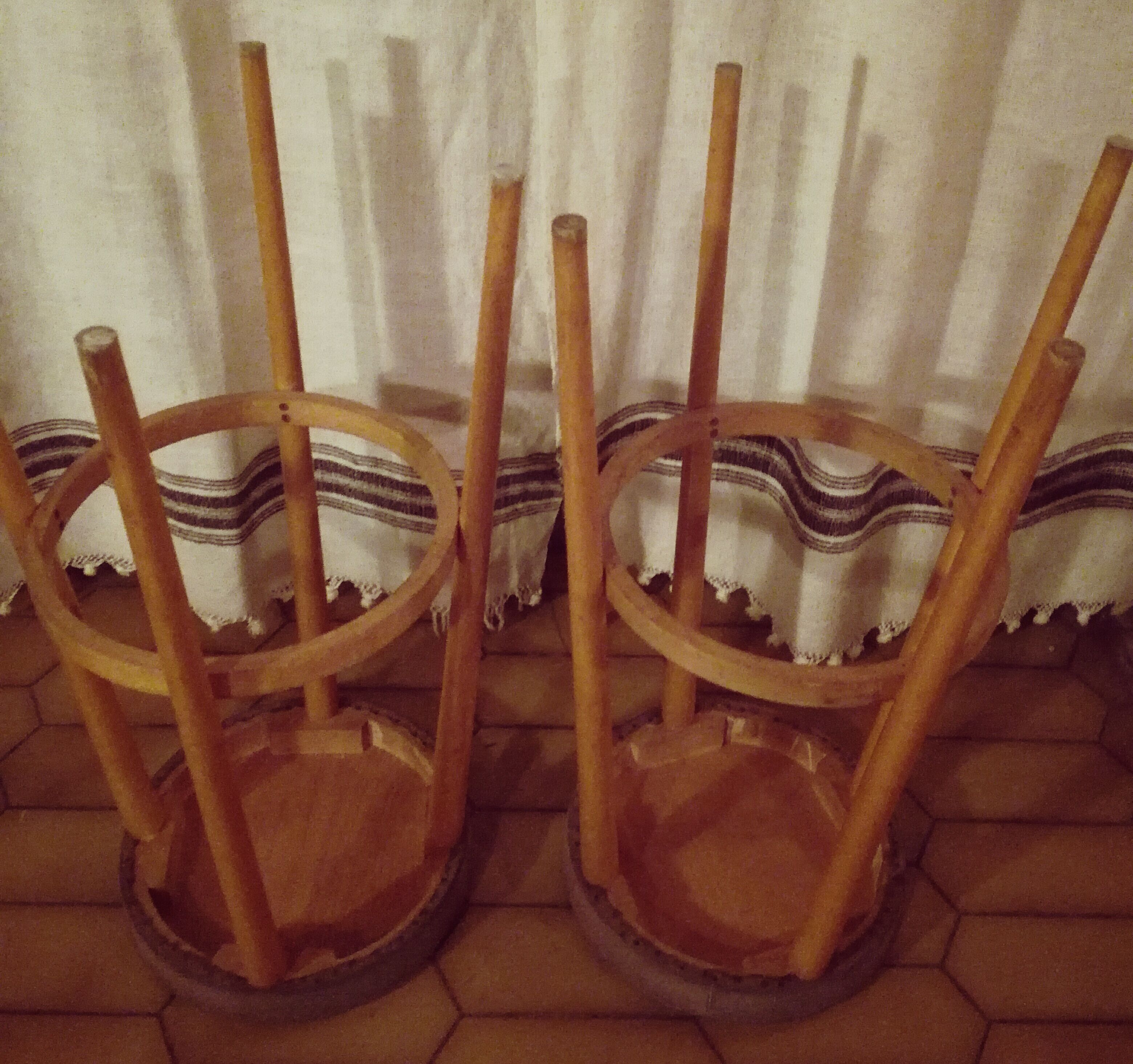 Tabourets bistrot rétro
