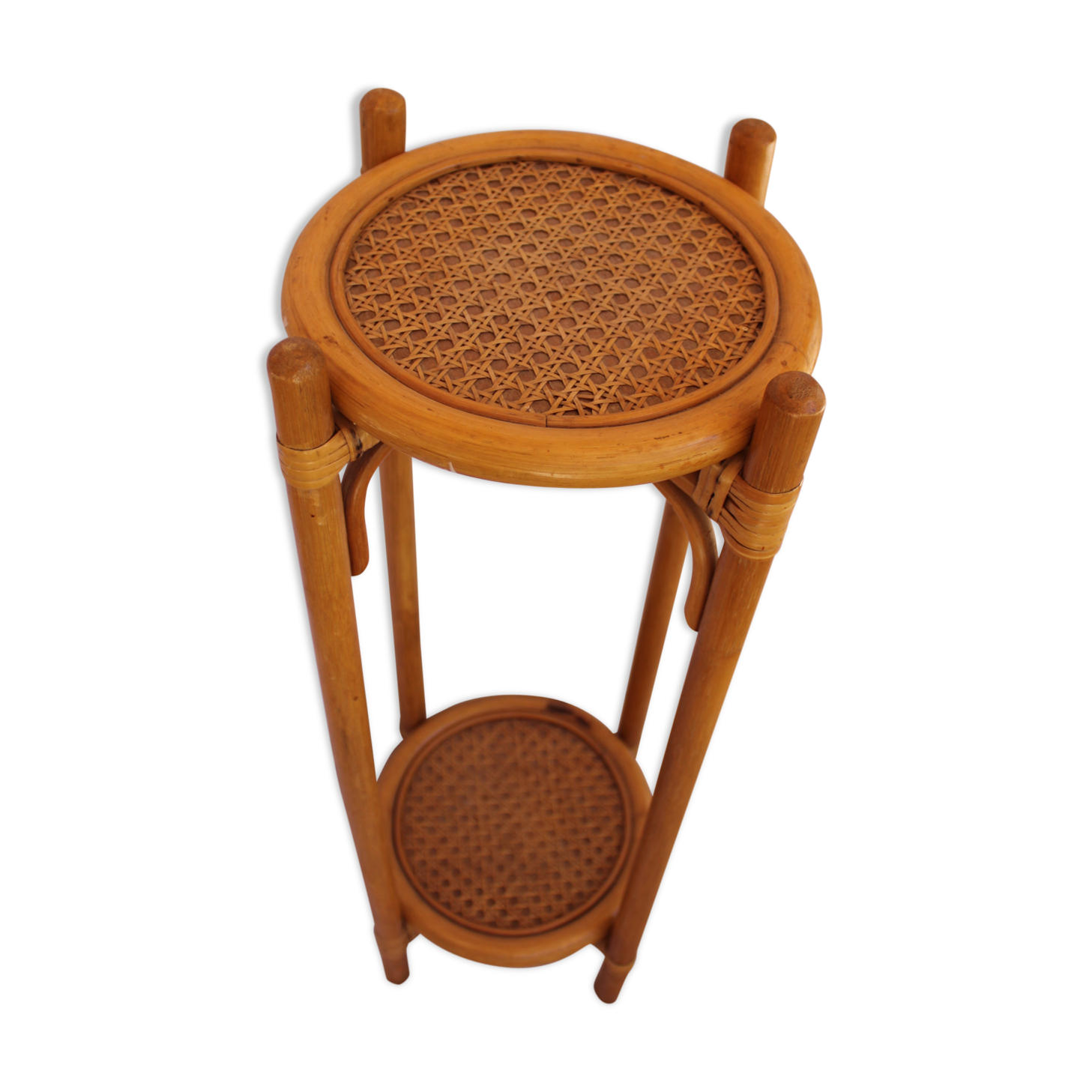 Vintage rattan harness