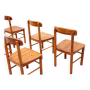 Ensemble de six chaises de salle à manger par Rainer Daumiller