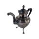 Service à café et à thé style Empire en métal argenté. Marqué RM pour Roux-Marquiand 20ème siècle