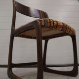 Set of 4 chairs baumann sled