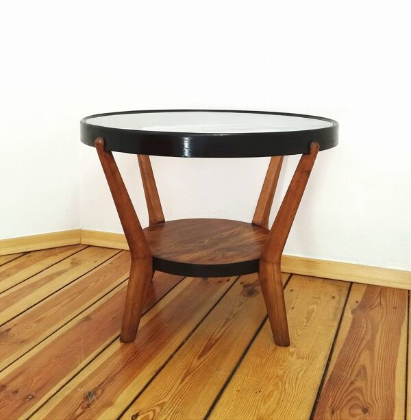 Table basse attribuée à K. Kozelka pour Interier Praha, ex-Tchécoslovaquie, années 1930