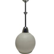 Lampe suspendue Art Déco, Pologne, années 1950