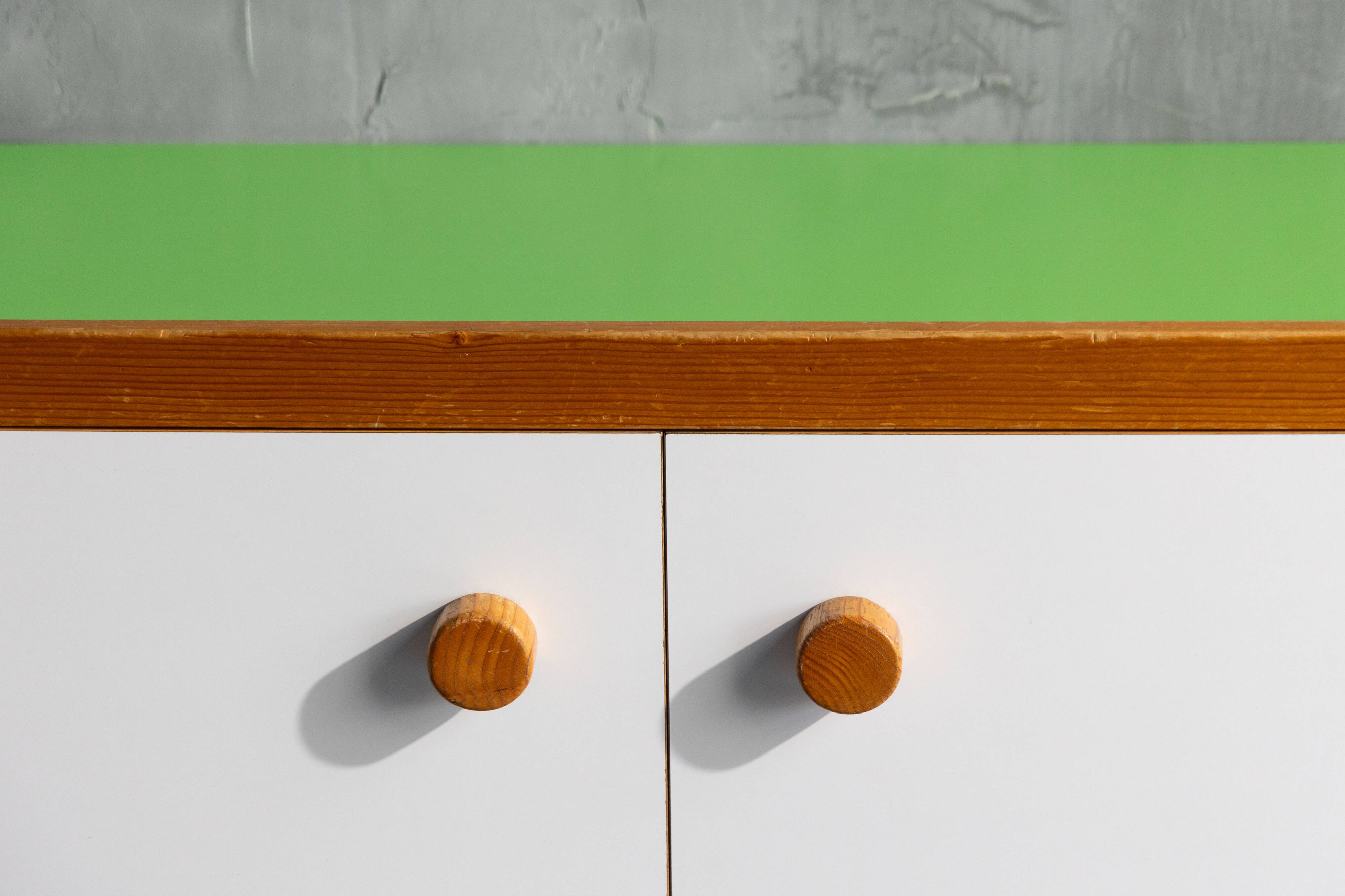 Wall mounted cabinet by Charlotte Perriand for Les Arcs, France, 1970s