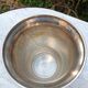Champagne bucket decoration lion's head in silver metal