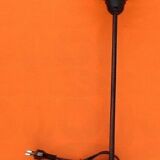 Large lamp on metal rod aged Globe collar ball