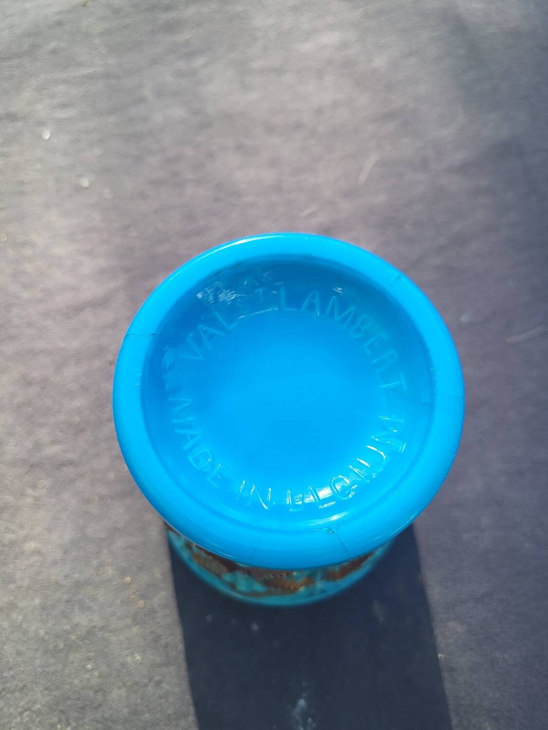 Val saint lambert opaline goblet