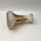 Legras glass paste vase
