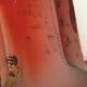 Red metal "F" sign letter