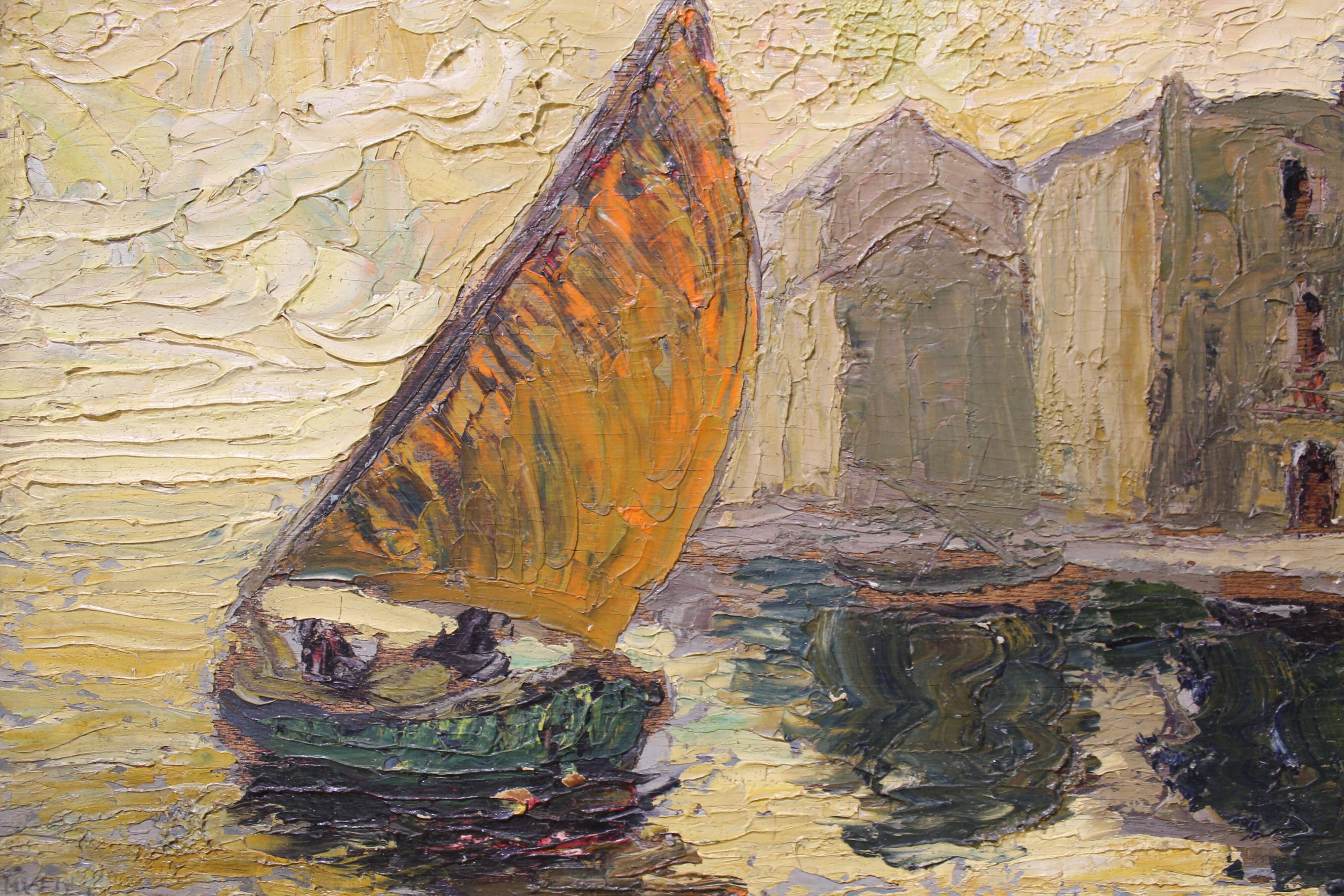 Marine painting by Henri Olive des Martigues