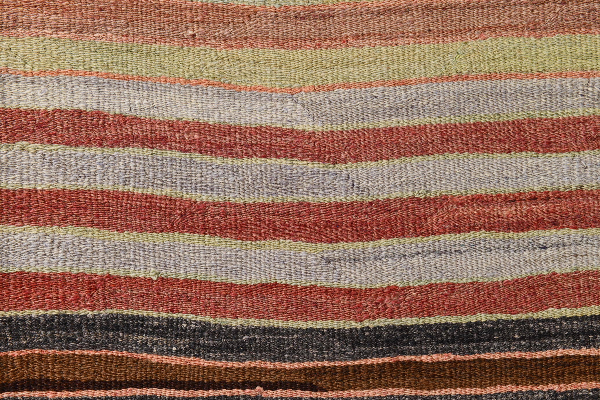 Wool on cotton kilim rug 202x166cm