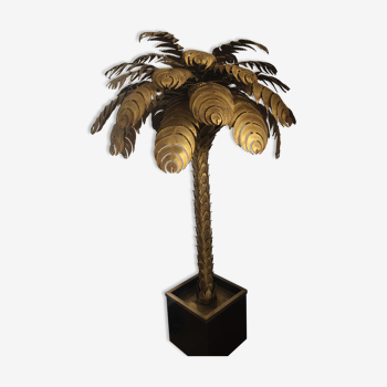 Lampadaire palmier par Christian Techoueyres pour maison Jansen