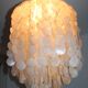 Large chandelier of the 60s/70s mother-of-pearl stamps