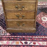 Early 20th century English flat desk in oak