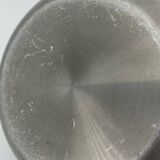 Brushed aluminum pear-shaped ice bucket