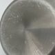 Brushed aluminum pear-shaped ice bucket