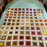 Bohemian granny bedspread