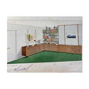 Etude architecte d'intérieur années
