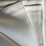Pair of linen sheets twin beds in Gerardmer canvas reserve linen 1970
