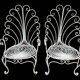 Set de 2 fauteuils Provençaux en fer forgé des années 60