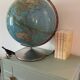 Very large luminous terrestrial globe Hercules 1960