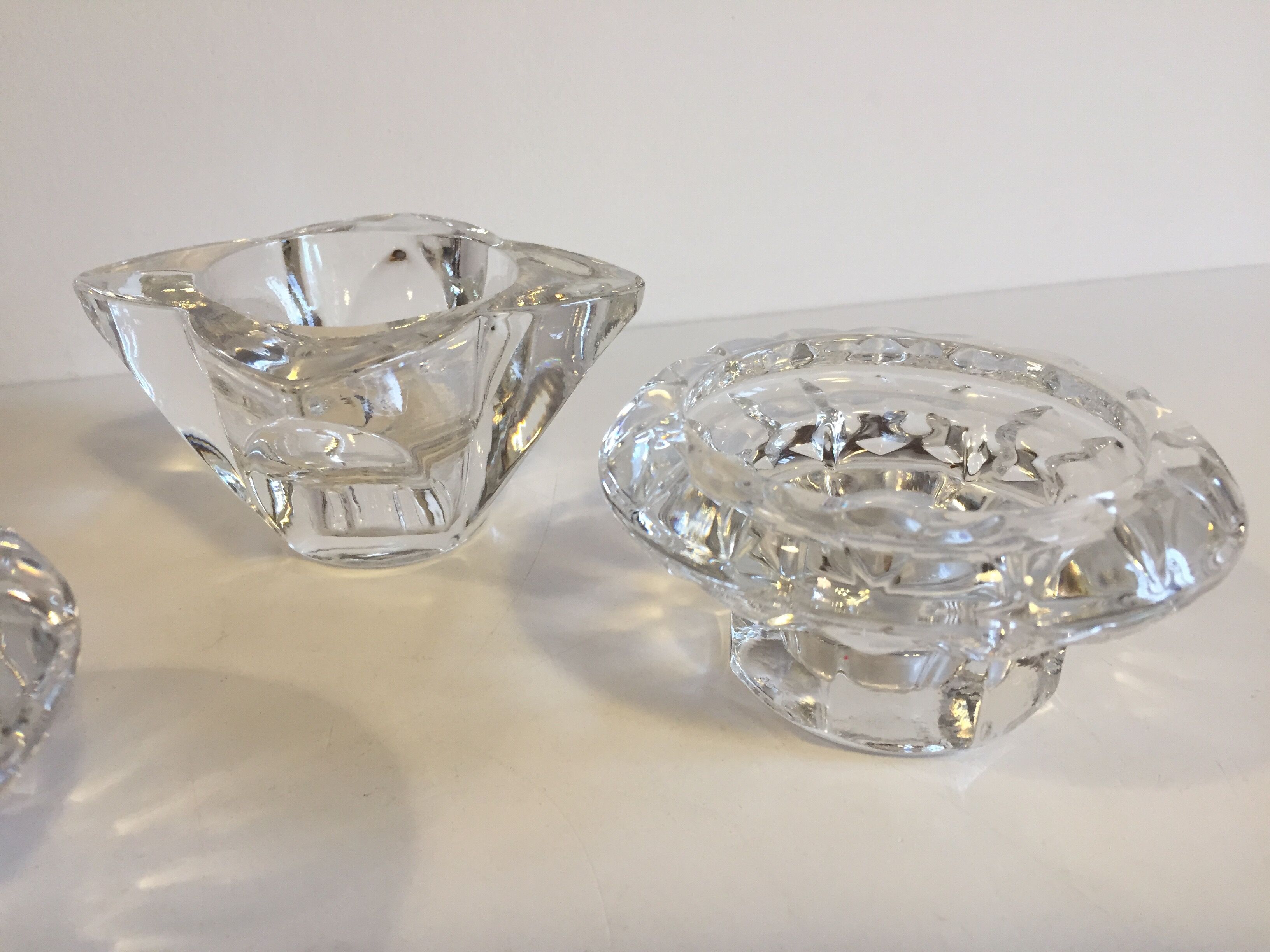Set of 3 crystal photophores