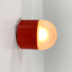 Red Bulbo wall lamp by Barbieri & Marianelli for Tronconi, 1980
