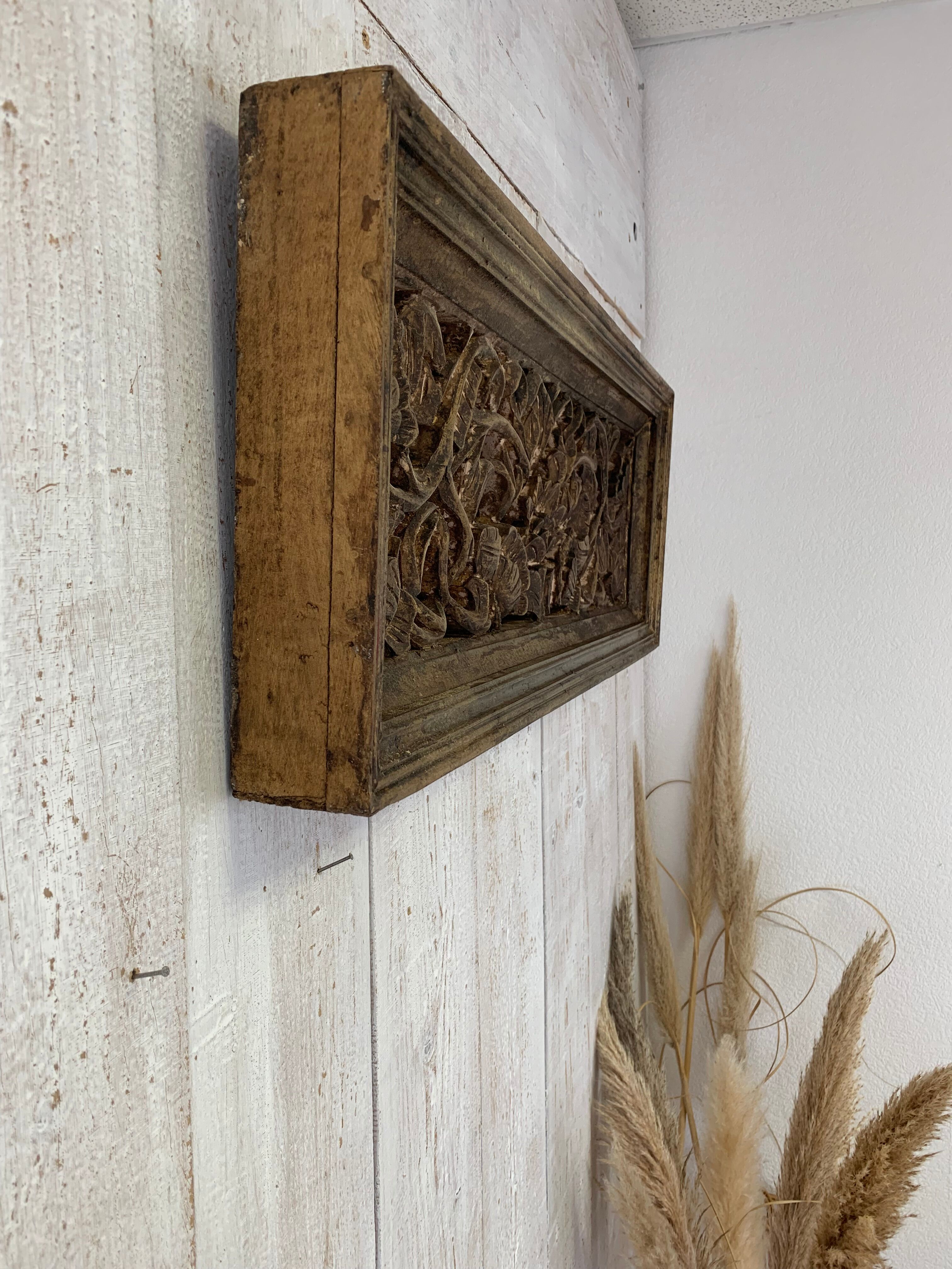 Old gilded wall decoration