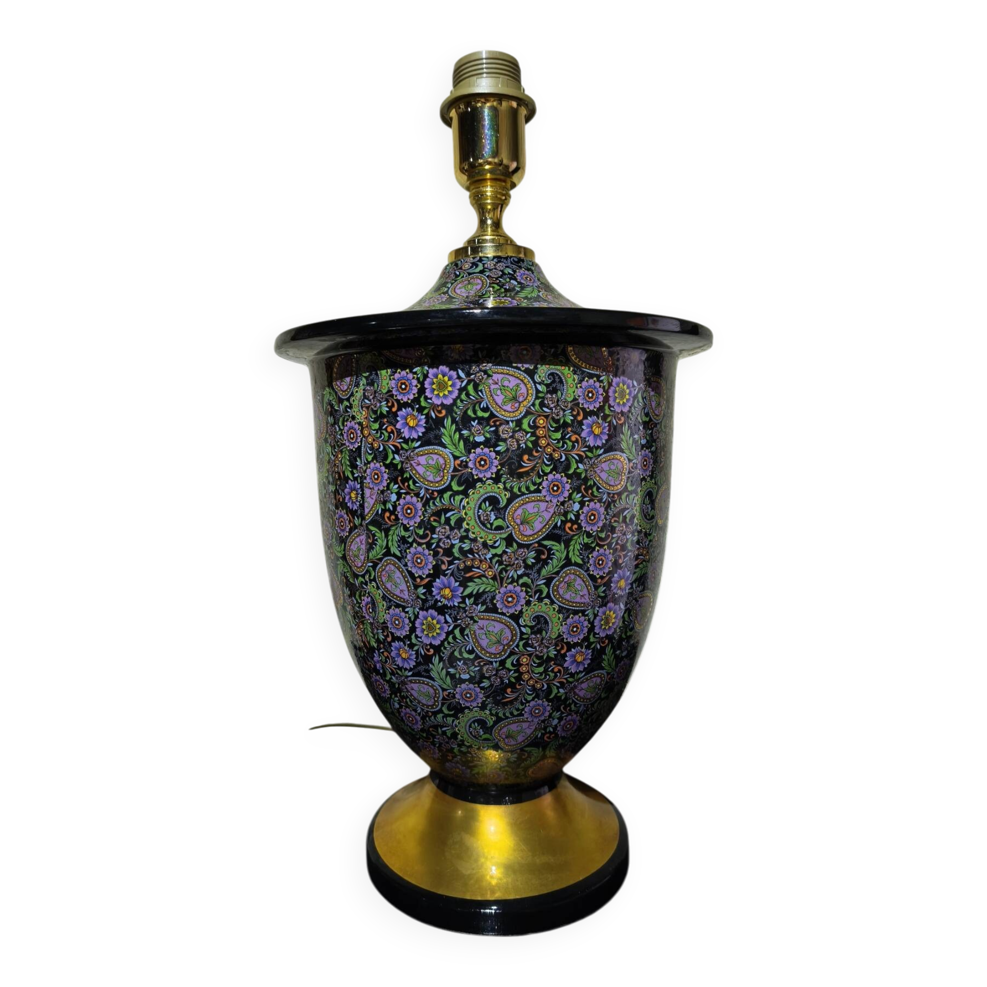Lampe en porcelaine d'Italie