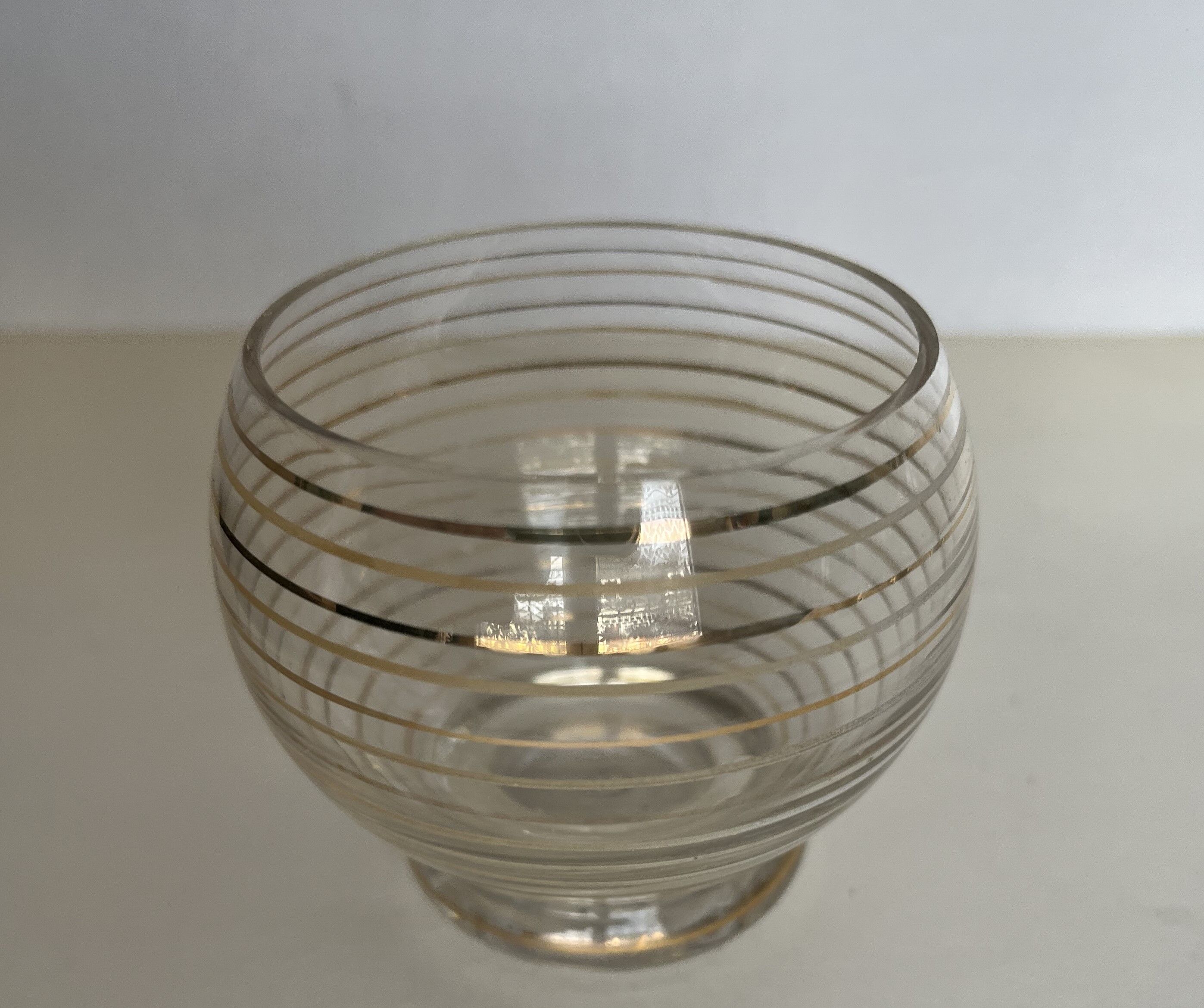 6 Antique wine glasses